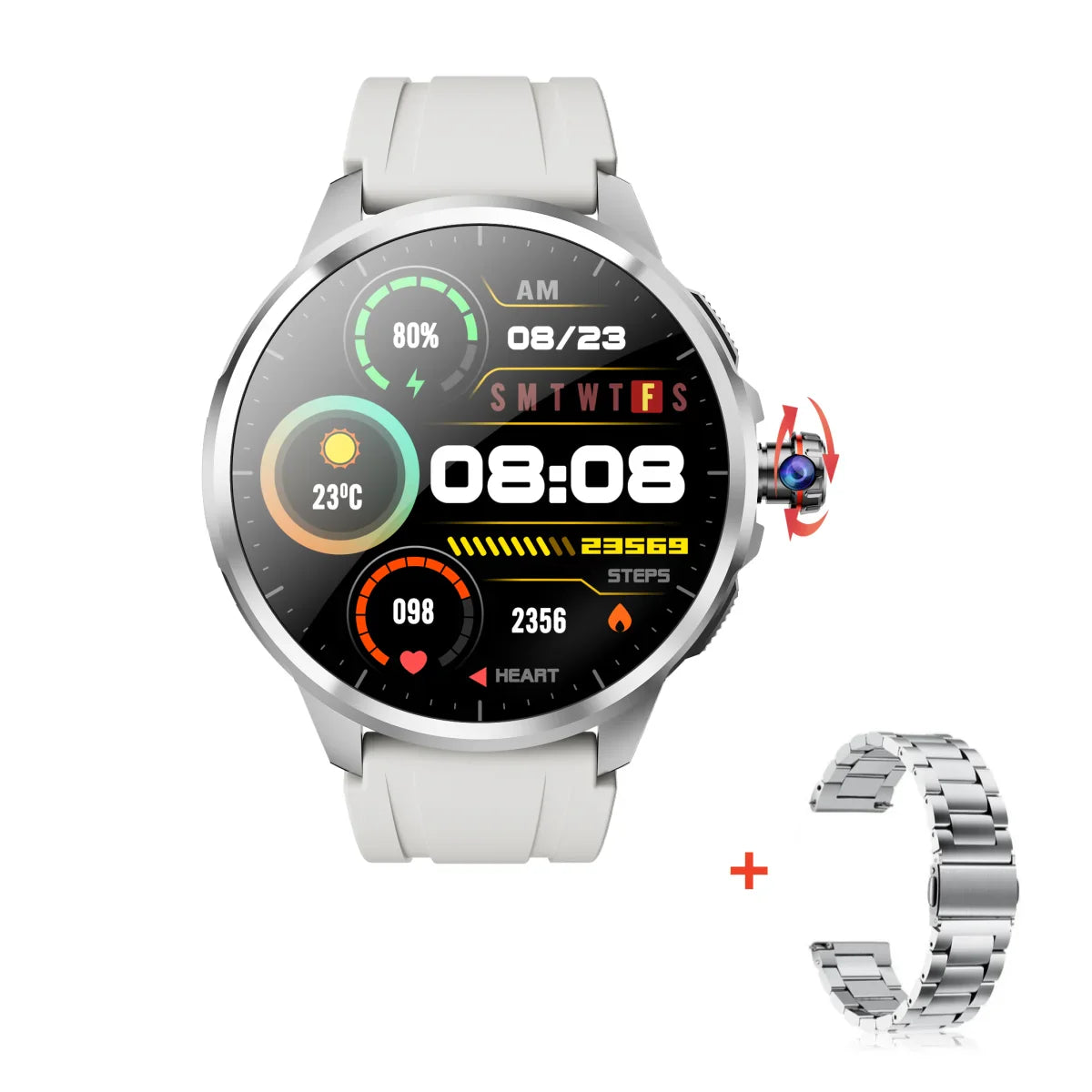GOLDENSPIKE H99 4G Android Smartwatch | AMOLED 8MP Camera