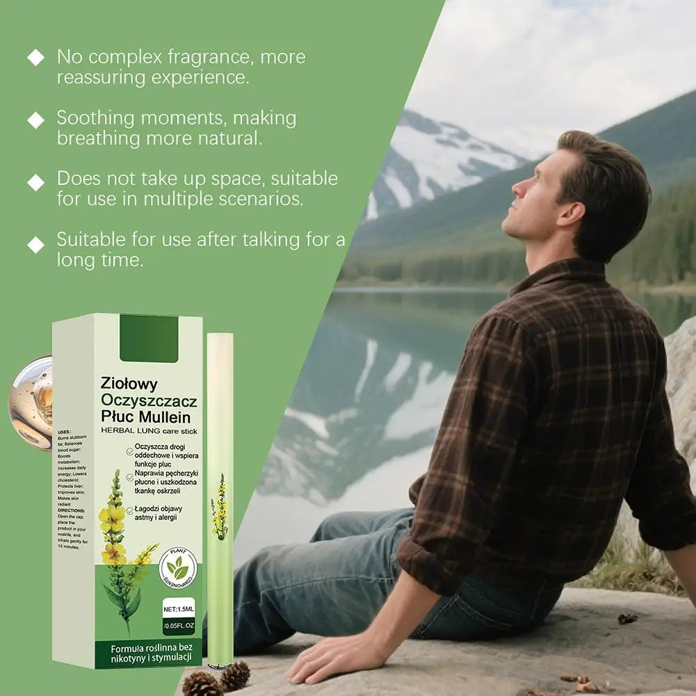 Natural Herbal Aromatherapy Inhaler Stick | Breath & Air Care