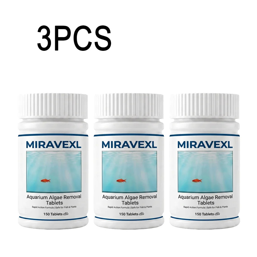 MIRAVEXL Aquarium Algae Control Tablets 150pk – Fish Safe