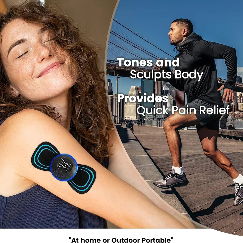 EMS Microcurrent Neck & Body Massager – Low Frequency Portable