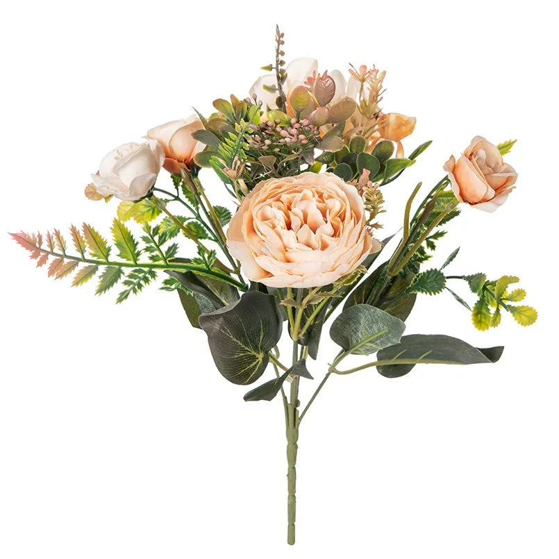 Silk Artificial Peony & Hydrangea Flowers | Wedding Home Décor