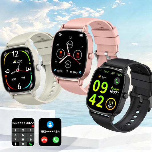 2026 New Men's Smart Watch Women's Gift 1.85inch HD Full Touch Screen Sports Fitness Watch Electronics BT Call Smartwatch HW12 Peaceful Pleasures Health and Wellness