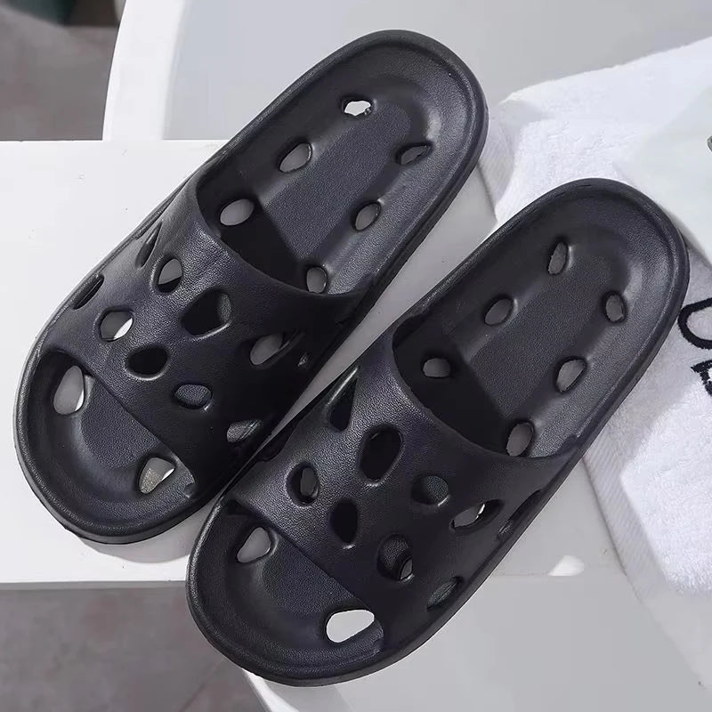 Women's Non-Slip Shower Slides | EVA Quick-Dry Bath Slippers