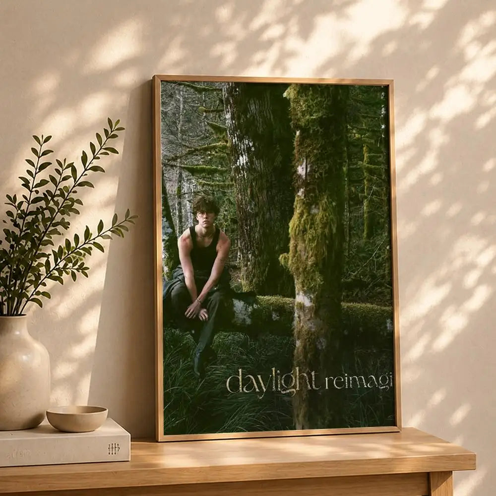 Singer D-David KushnerS Poster HD Self Adhesive Waterproof Wall Art Ideal for Home Office Dorm Bedroom Great Gift Peaceful Pleasures Health and Wellness