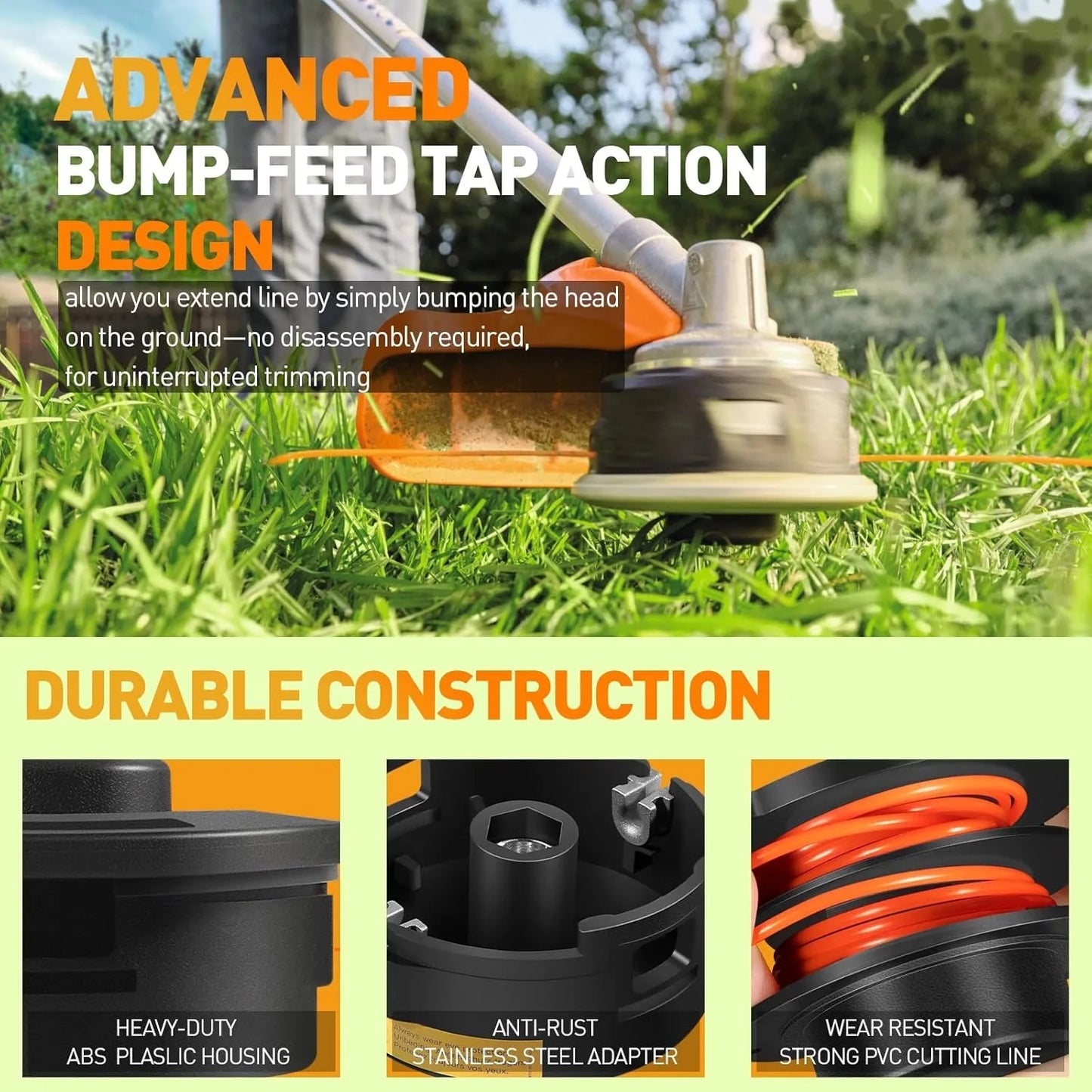 25-2 Trimmer Head for Stihl FS55 FS90 FS110 FS130 Weed Eater