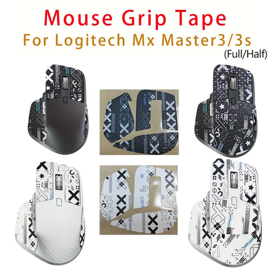 Mouse Grip Tape for Logitech MX Master 3 & 3S – Anti-Slip