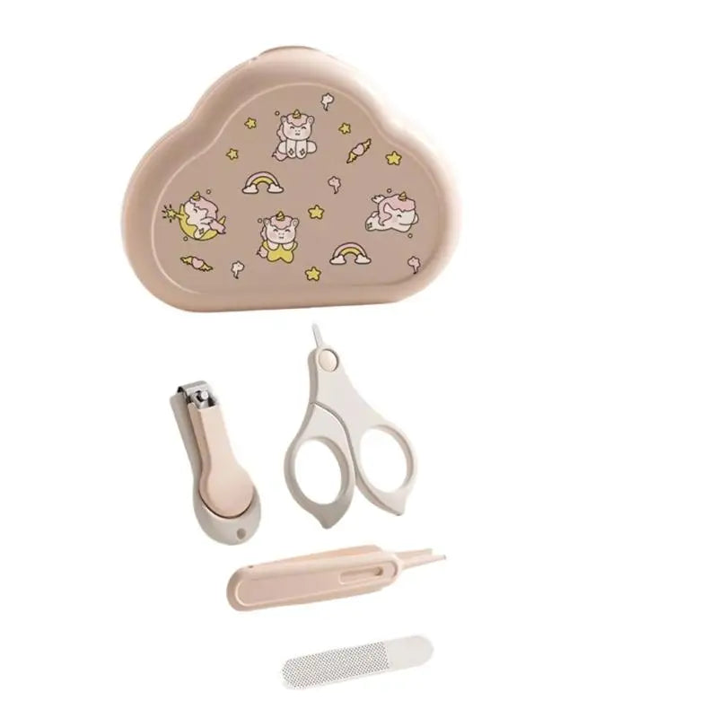 Baby Nail Care Kit – Trimmer, Scissors, File & Tweezers Set