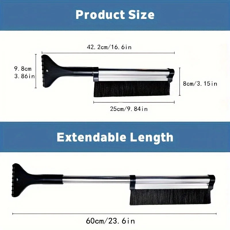 Car Ice Scraper & Snow Shovel – Universal Windshield Tool