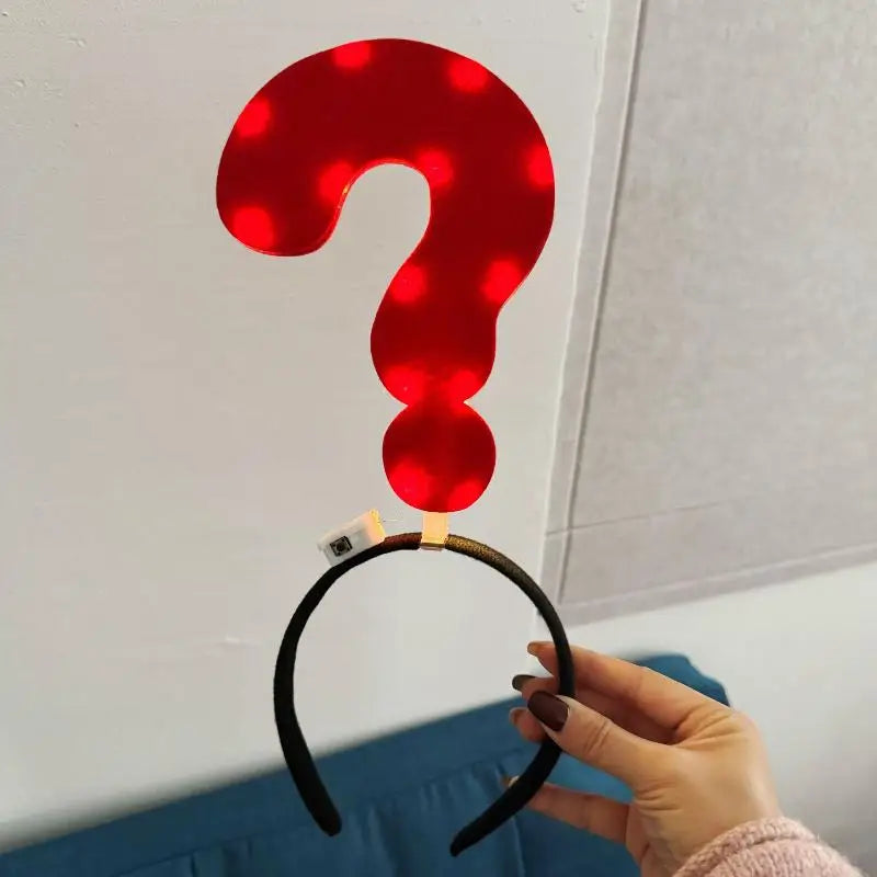 Funny Arrow & Question Mark Headband | Costume Party Favor