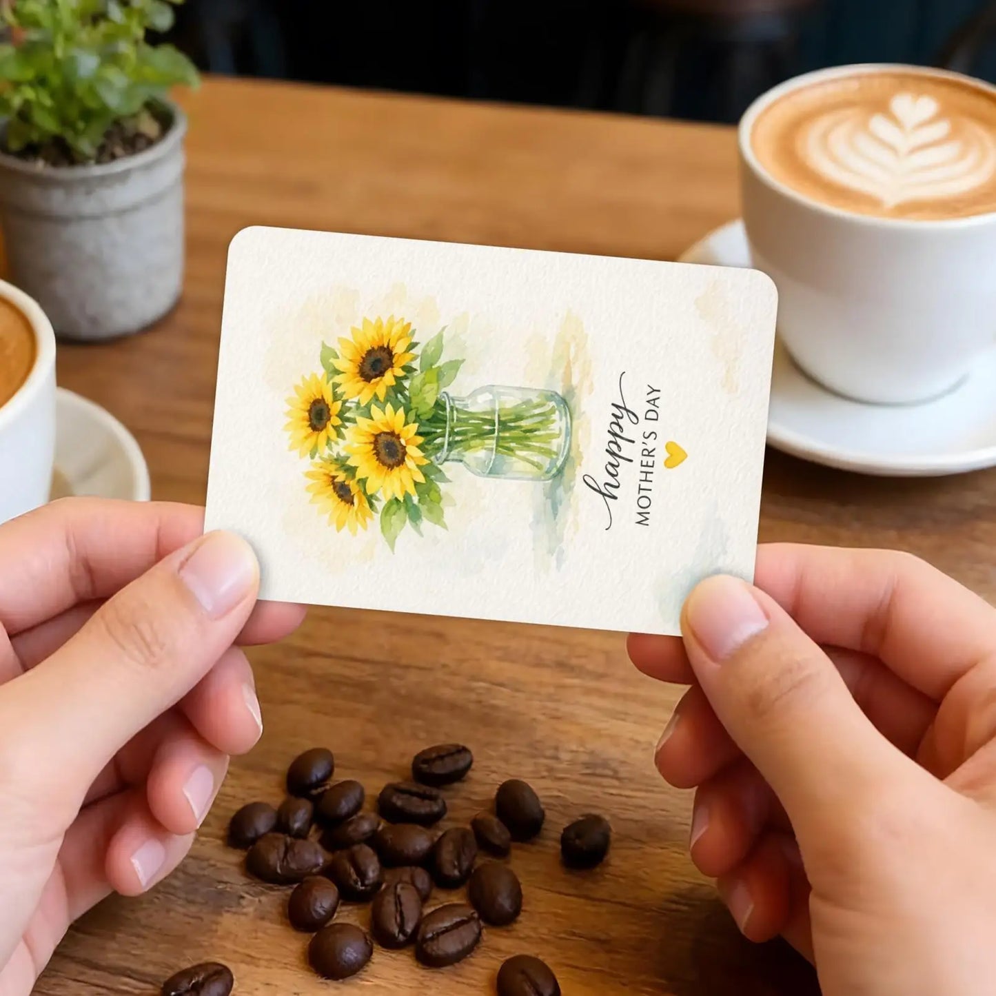 Mothers Day Card Watercolor Flower Mom Greeting Postcard 36 Pieces Happy Mother's Day Card for Grandma Wife Daughter Aunt Women Peaceful Pleasures Health and Wellness CN