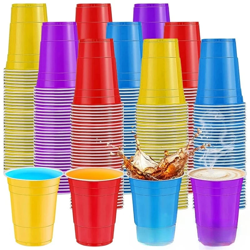 Disposable Party Cups 50–200pcs | 2oz Colorful Tasting Cups