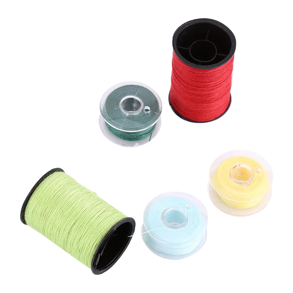 Sewing Kit Sewing Set 64 Sewing Thread Spools with Storage Case Light Weight Dress Making for Crafts Clothes Sewing Decoration Peaceful Pleasures Health and Wellness