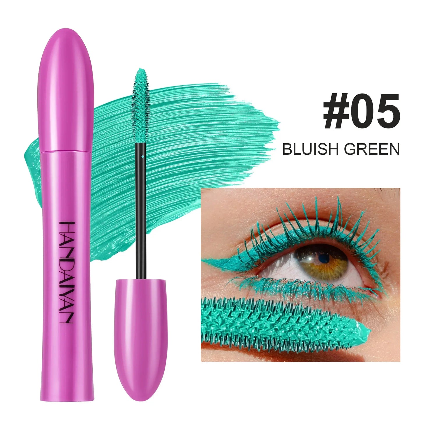 Handaiyan Waterproof Color Mascara – Volume, Length & Curl