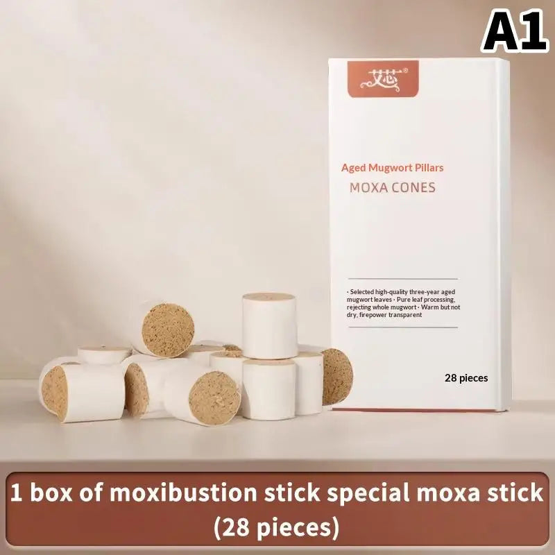 Multi Functional Household Portable Warm Moxibustion Equipment Handheld Scraping Massage Beauty Device Stone Moxibustion Sticks Peaceful Pleasures Health and Wellness A1