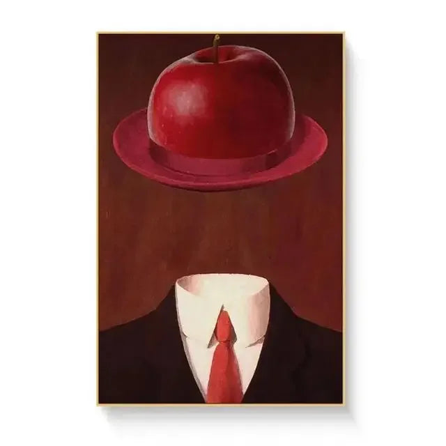 Modern Surrealist Canvas Wall Art Print | Unframed Poster