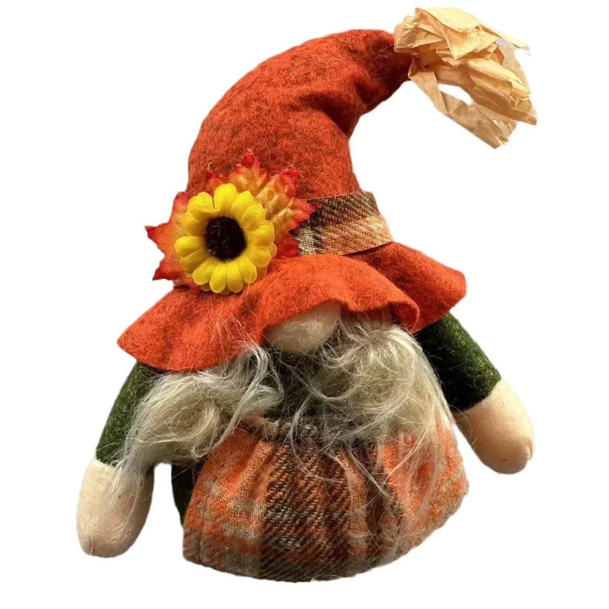 1pc Fall Gnome Autumn Gnome Pumpkin Sunflower Swedish Dwarf Thanksgiving Day Christmas Decor Nordic Gnome Land God Old Man Decor Peaceful Pleasures Health and Wellness A