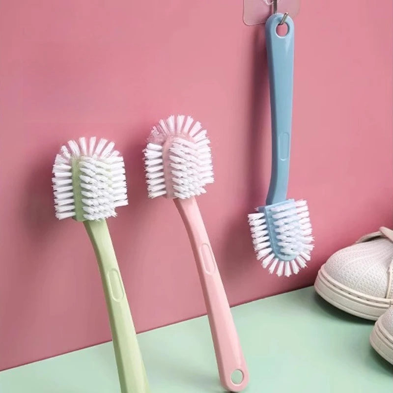 5-Sided Shoe Brush | Multi-Purpose Cleaner, Soft & Firm Bristles Shoe Cleaning Brush Peaceful Pleasures Health and Wellness random