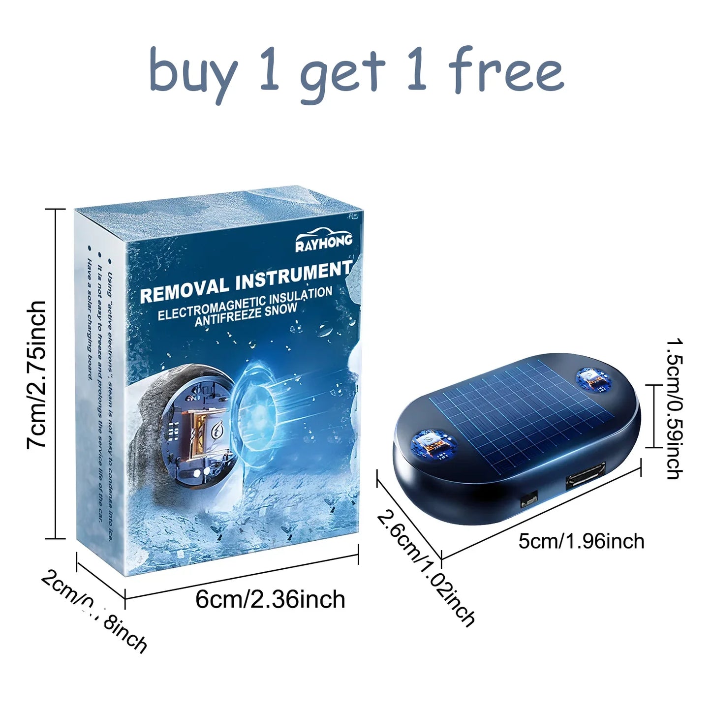 Portable Car Ice Scraper – Anti-Freeze Snow Removal Tool