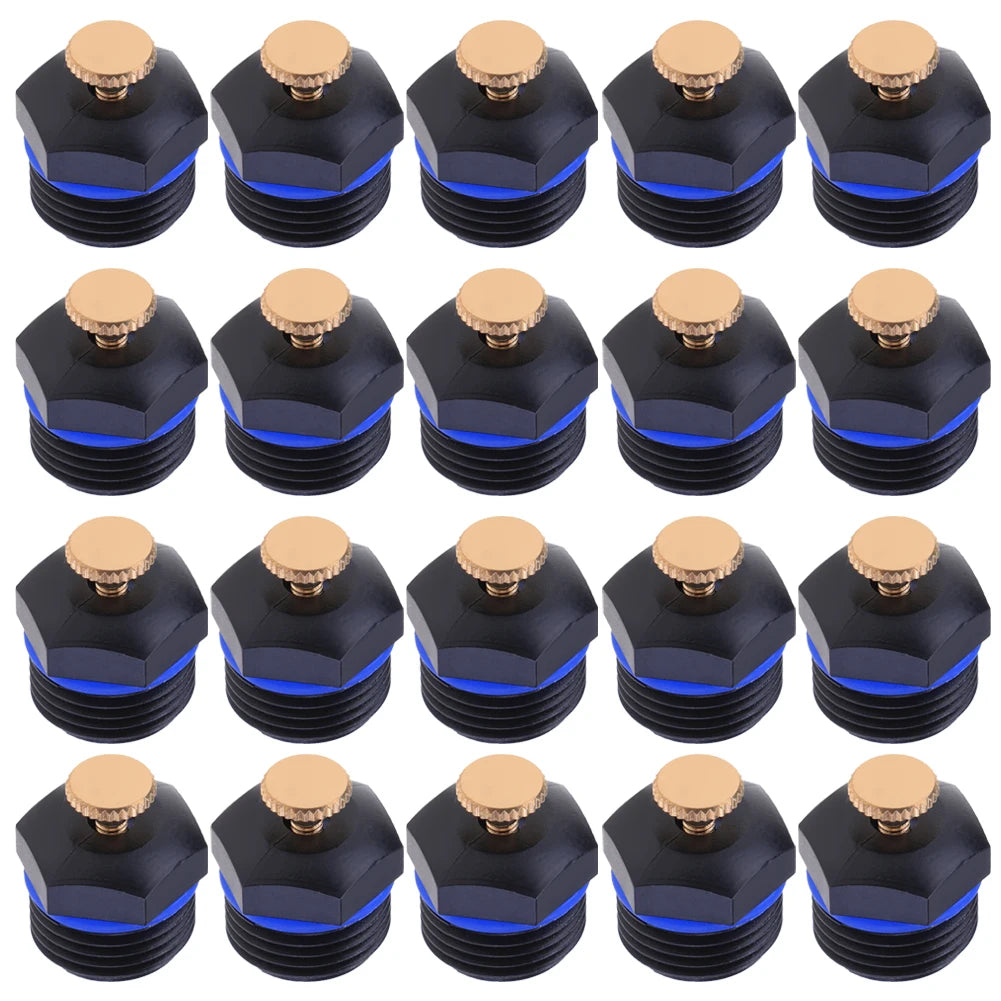 20-Pack Adjustable Micro Garden Sprinkler Nozzles 1/2" Peaceful Pleasures Health and Wellness