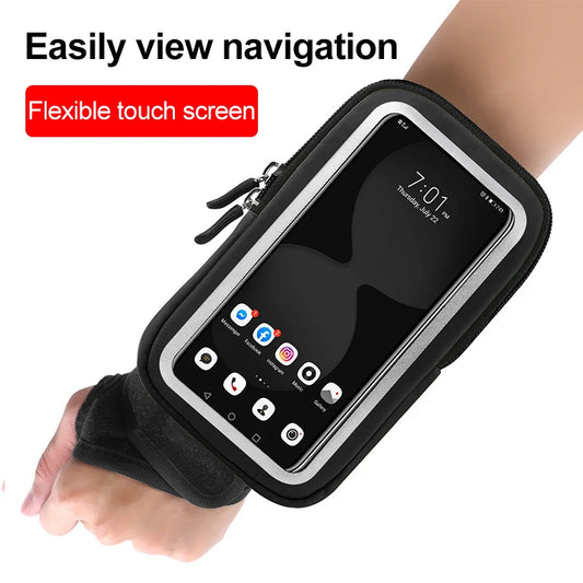 Touch-screen Multifunctional Wrist Bag Armband On The Phone Wrist Armbands mp3 mp4 Bags Sports Cell Phone Holder Running Sports Peaceful Pleasures Health and Wellness