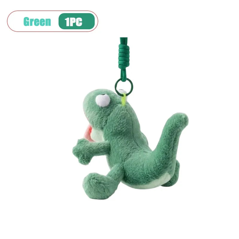 Green Frog Plush Keychain – Cute Stuffed Animal Bag Charm