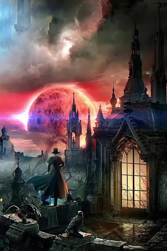 Lord of The Mysteries Frameless Canvas Poster High Definition Anime Style Peripheral for Fans Bedroom Living Room Wall Decor Peaceful Pleasures Health and Wellness 11 40x60cm Unframed