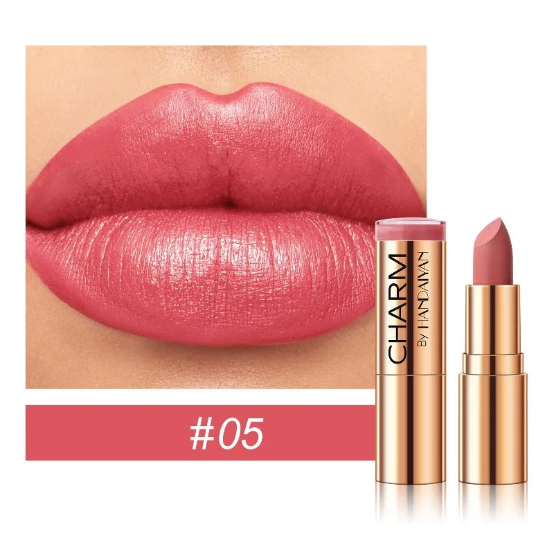 Long-Lasting Hydrating Waterproof Lipstick | Full Coverage