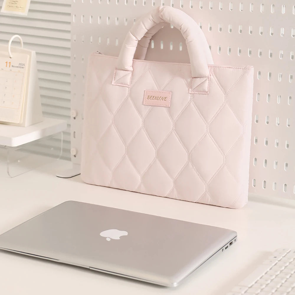 Portable Computer Bag Business Travel Laptop Storage Soft Handheld