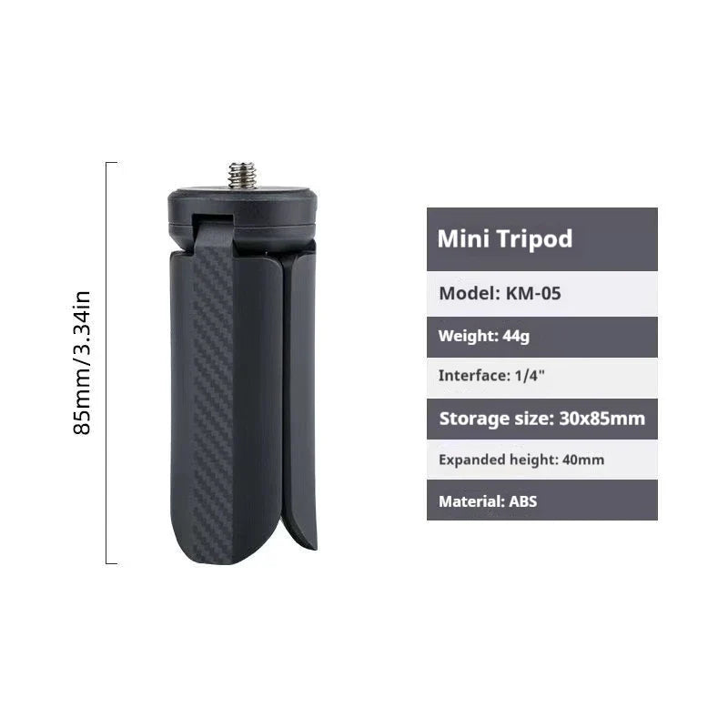 Mini Metal Alloy Tripod for DJI, Insta360 & GoPro Cameras