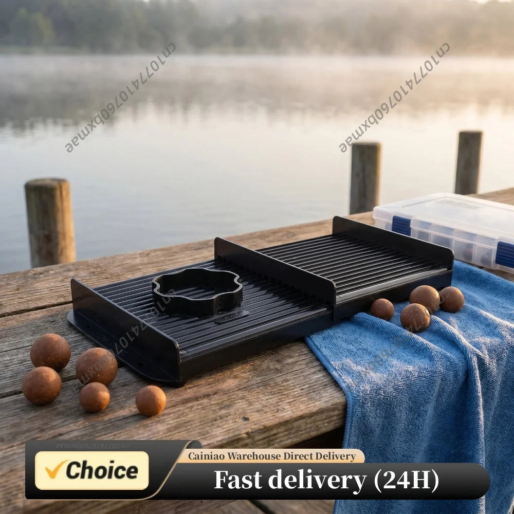 ABS Plastic Long Base Baits Roll Board Sturdy Portable Bait Roll Board Wear- for Anglers Adults Outdoors Suburban Ponds Peaceful Pleasures Health and Wellness