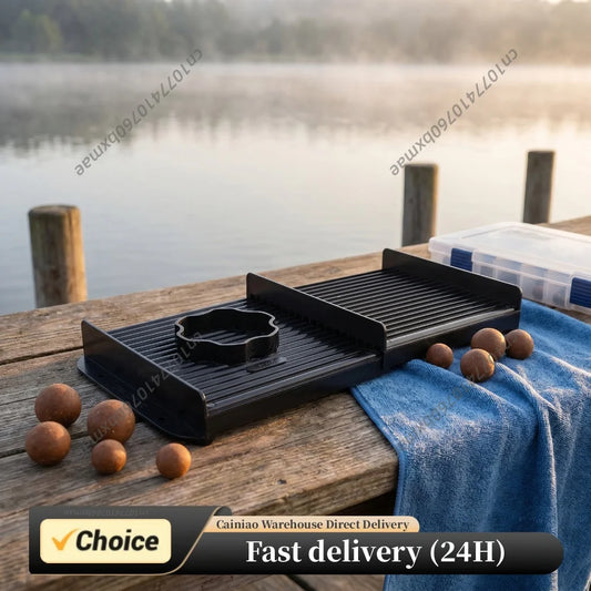 ABS Plastic Long Base Baits Roll Board Sturdy Portable Bait Roll Board Wear- for Anglers Adults Outdoors Suburban Ponds Peaceful Pleasures Health and Wellness