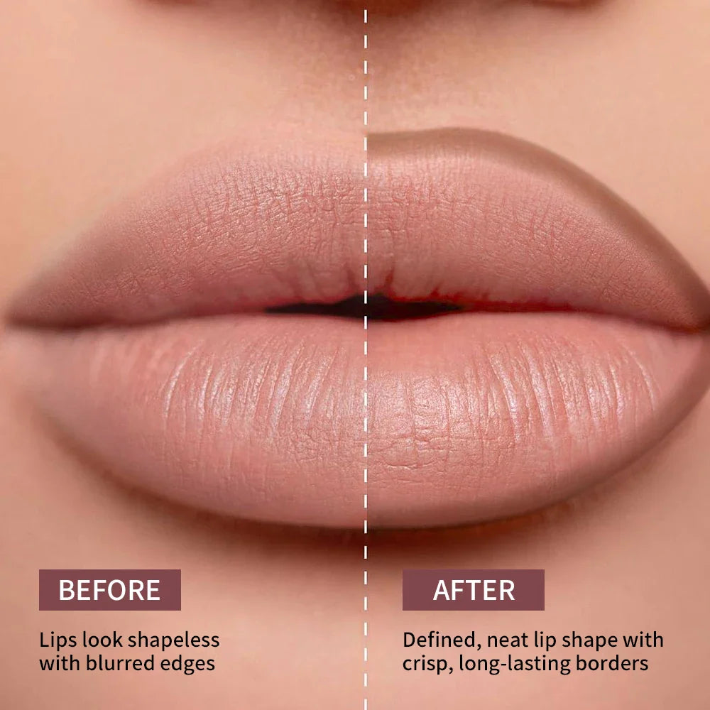 ibcccndc 2-in-1 Waterproof Lip Liner & Stain | 12-Hour Wear