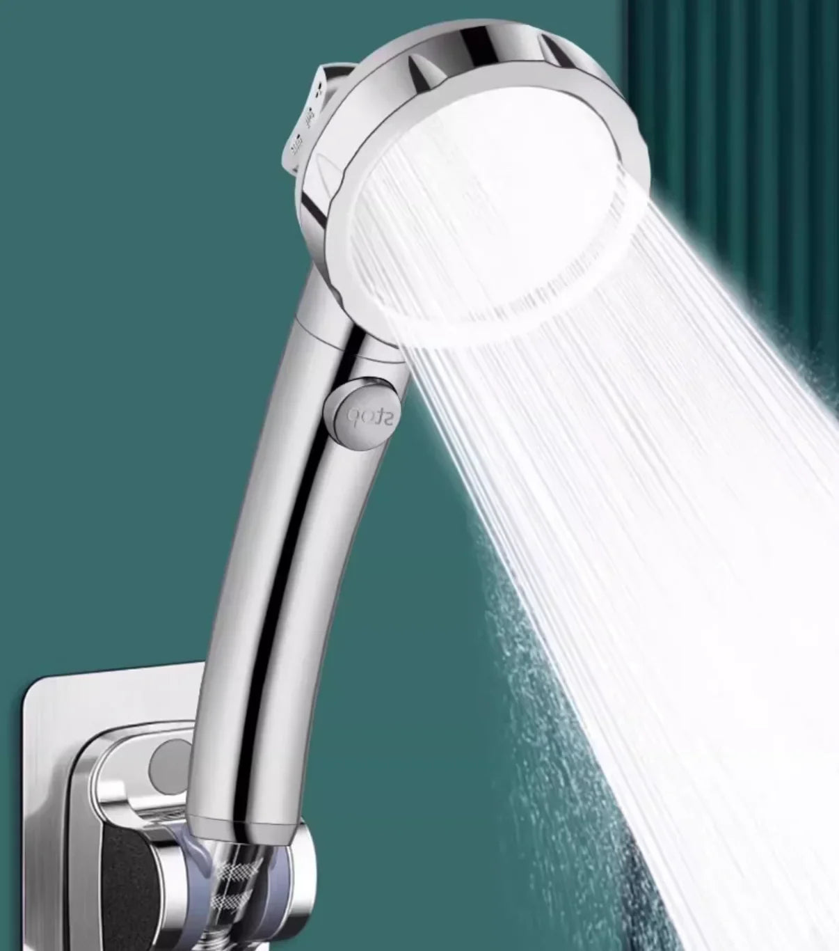 4-Mode High Pressure Handheld Shower Head | Water Saving