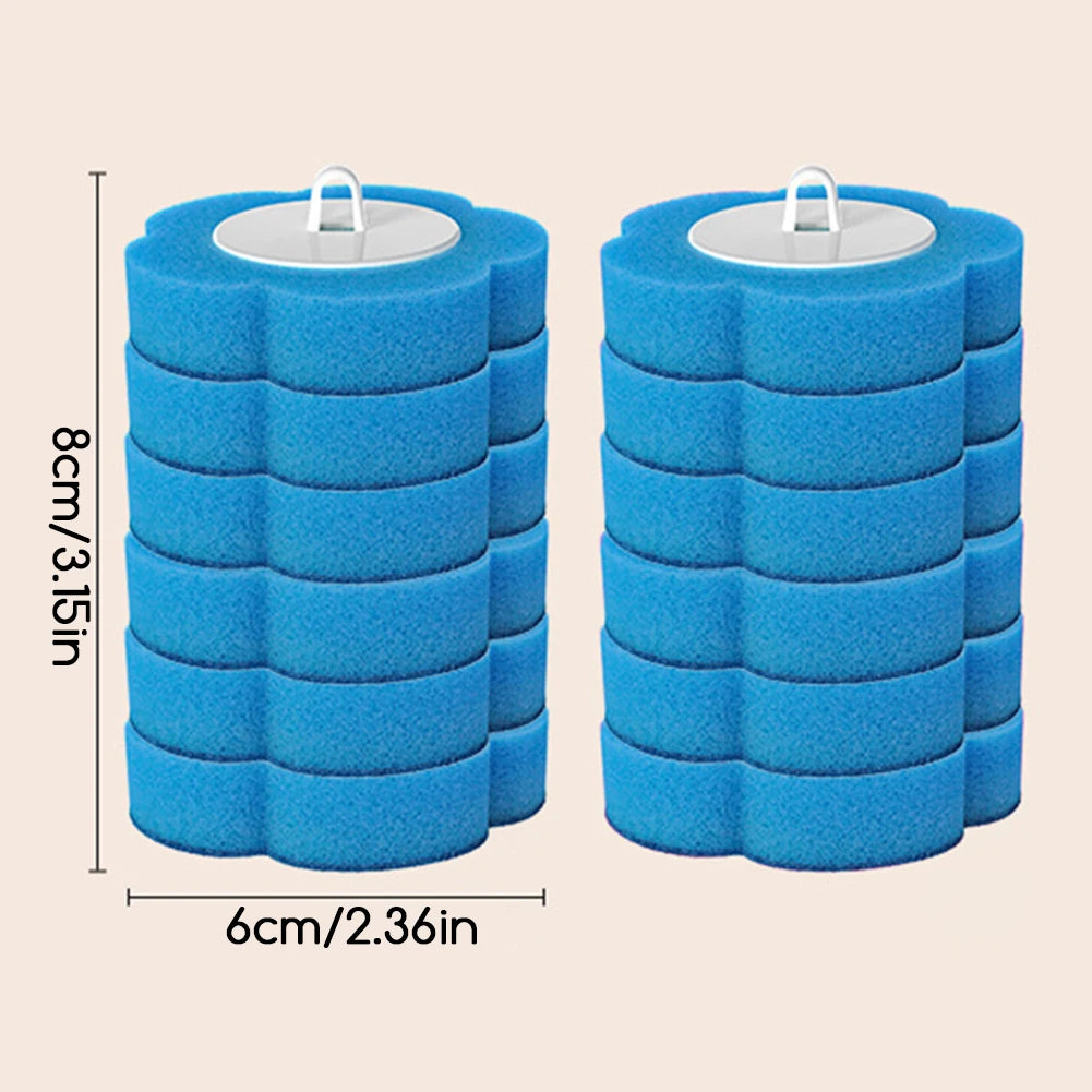 Disposable Toilet Brush Kits With 6 Toilet Brush Refills Convenient Contact-Free Toilet Brush For Home Hotel Cleaning Products Peaceful Pleasures Health and Wellness