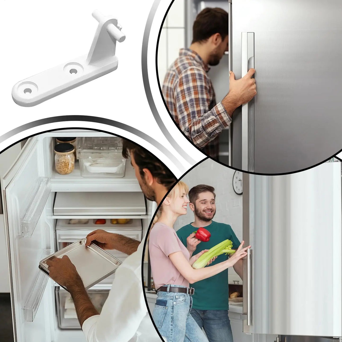Refrigerator Door Hinge Shaft Replacement | Metal Fridge Repair Part