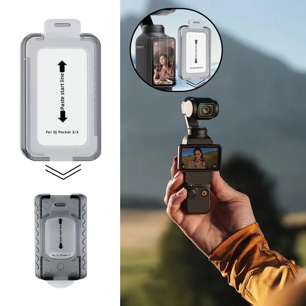 Ultra HD AR Protective Film Set For DJI Pocket 4 Lens and Screen Shatterproof Tempered Glass Film Easy Install Screen Protector Peaceful Pleasures Health and Wellness