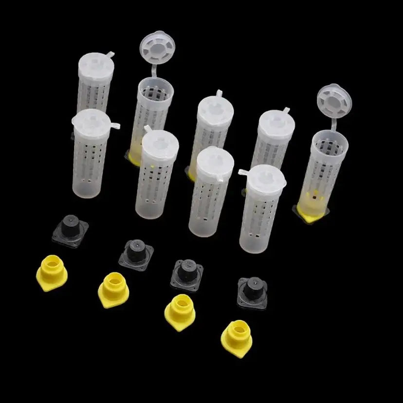 Beekeeping Bee Plastic Queen Rearing Cage Cup Box Protection Cover