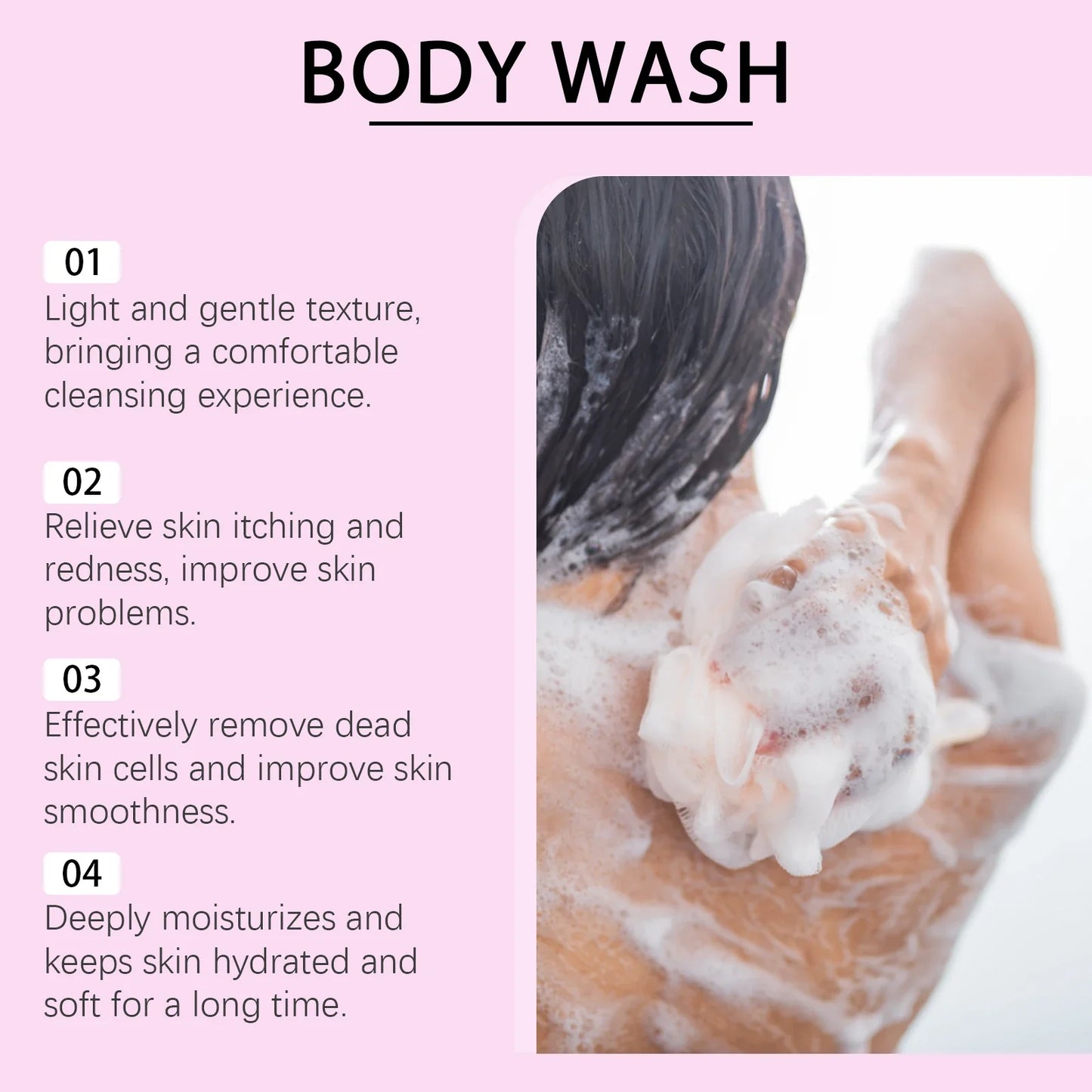 Exfoliating Body Wash – Smooth, Hydrated & Glowing Skin