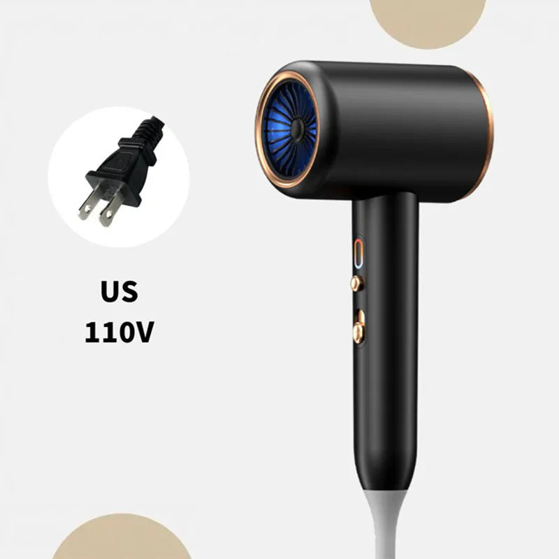 2025 High-Speed Electric Turbine Airflow, Low Noise, Constant Temperature, And Fast Drying Household Hair Salon Hair Dryer Peaceful Pleasures Health and Wellness