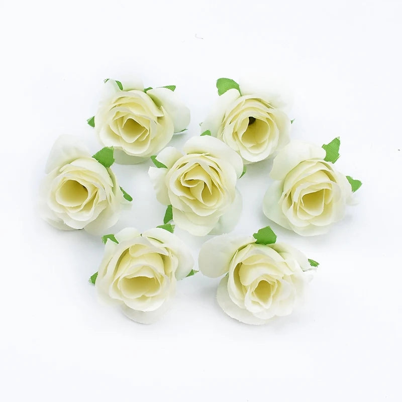 Silk Rose Bud Artificial Flowers – Wedding, Party & Home Decor Artificial Silk Flowers Peaceful Pleasures Health and Wellness color 6 50pcs