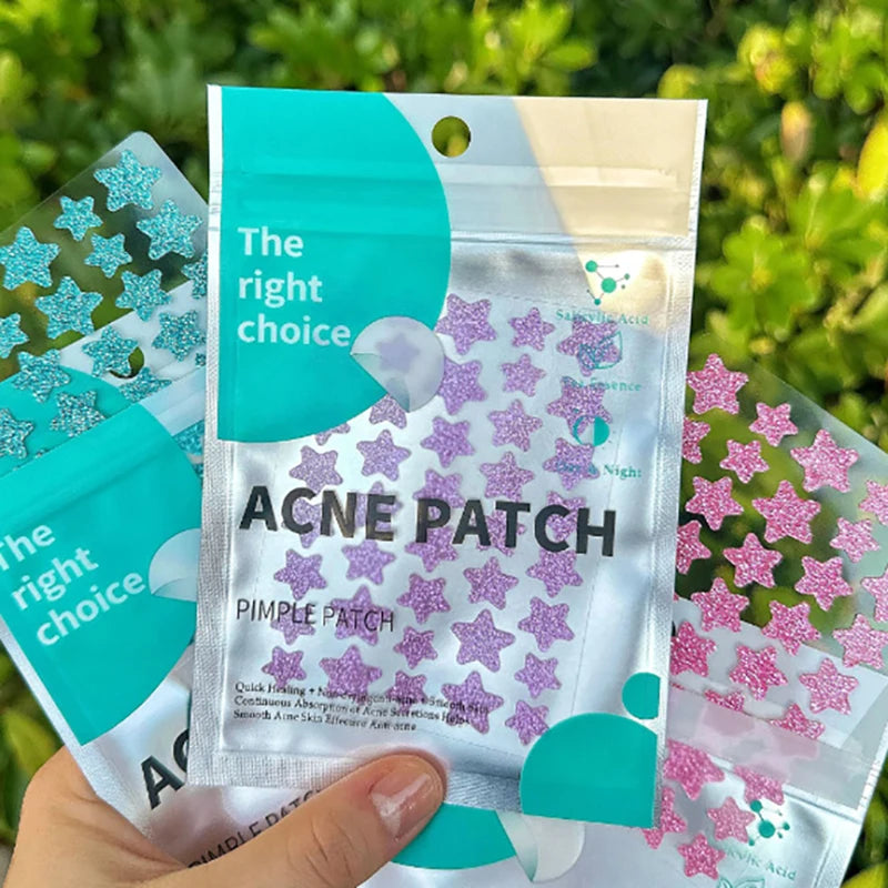 40-Pack Hydrocolloid Acne Patches – Invisible Overnight Blemish Dots
