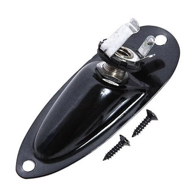 Replacement Strat Stratocaster Electric Guitar Jack Plate 1 4 Boat