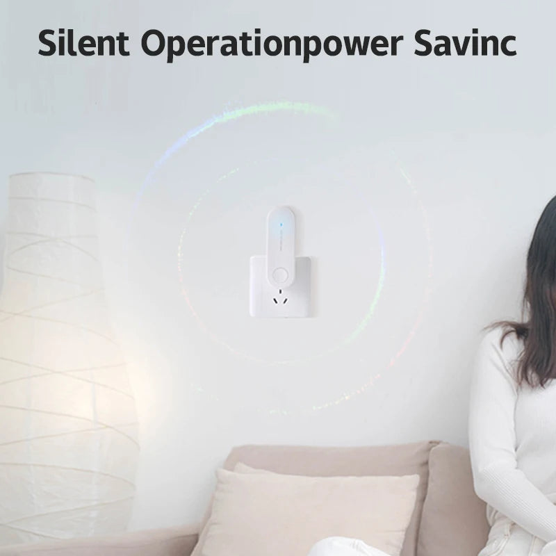 Voltage Stabilizer Power Saver Cost Reducing Energy Saver Electricity Saving Box Adapter Electrical Socket For Household Office Peaceful Pleasures Health and Wellness