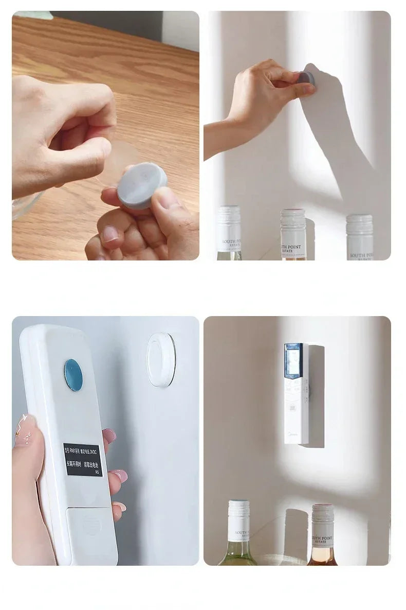 Magnetic Hooks & Storage Box for Fridge – Home Organizer