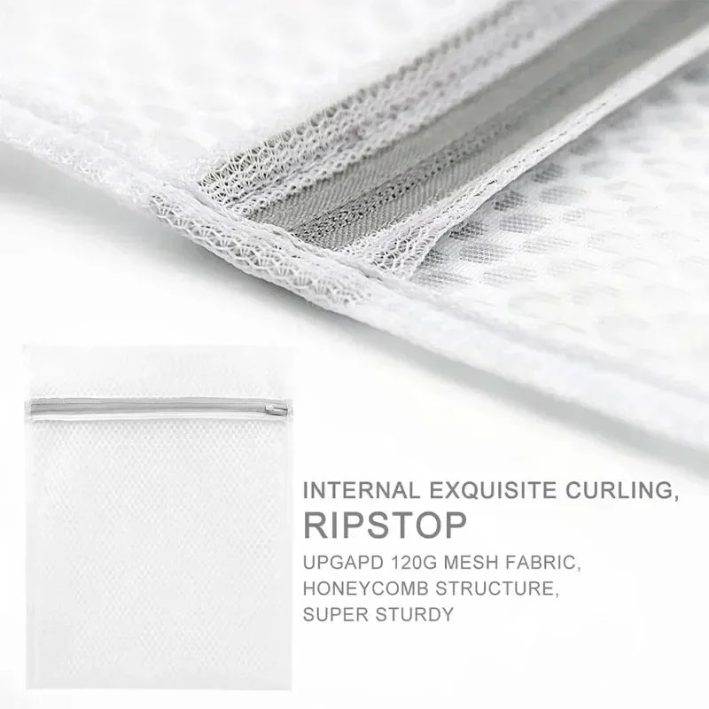 5Pcs Mesh Laundry Bags Durable Honeycomb Mesh Laundry Organizer Bags Reusable Washing Machines Bag Peaceful Pleasures Health and Wellness