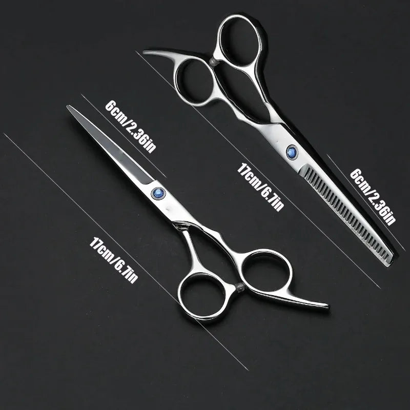 Professional Hair Cutting Scissors & Thinning Shears Set Hair Cutting Scissors Peaceful Pleasures Health and Wellness