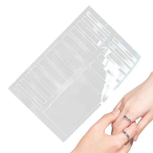 Silicone Ring Size Adjuster Stickers – Invisible Resizer 19pc Ring Size Adjuster Peaceful Pleasures Health and Wellness