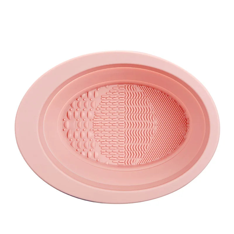 Silicone Makeup Brush Cleaner Bowl & Tool Set | Wet & Dry
