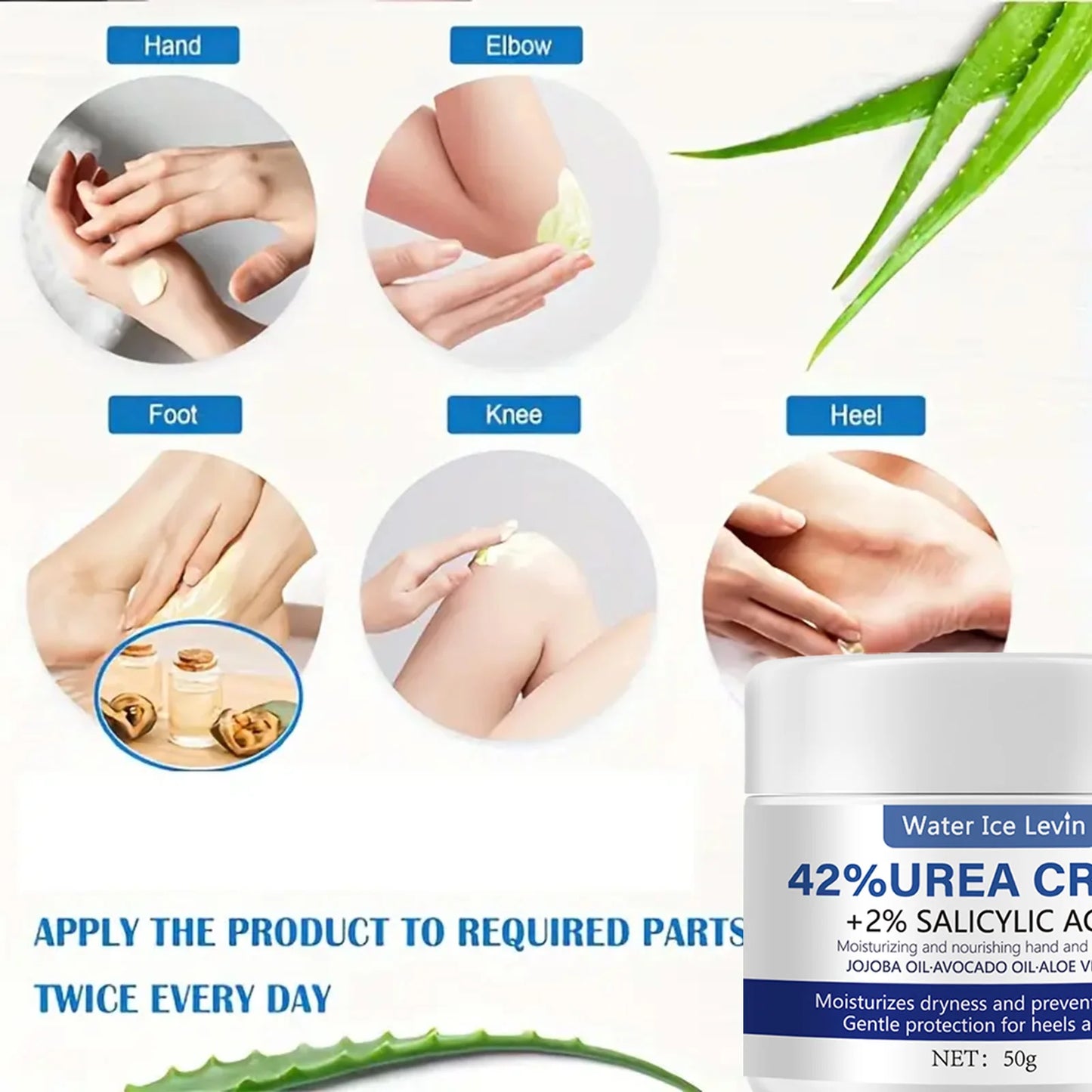 42% Urea Foot Cream with Aloe Vera | Deep Moisturizing 50g