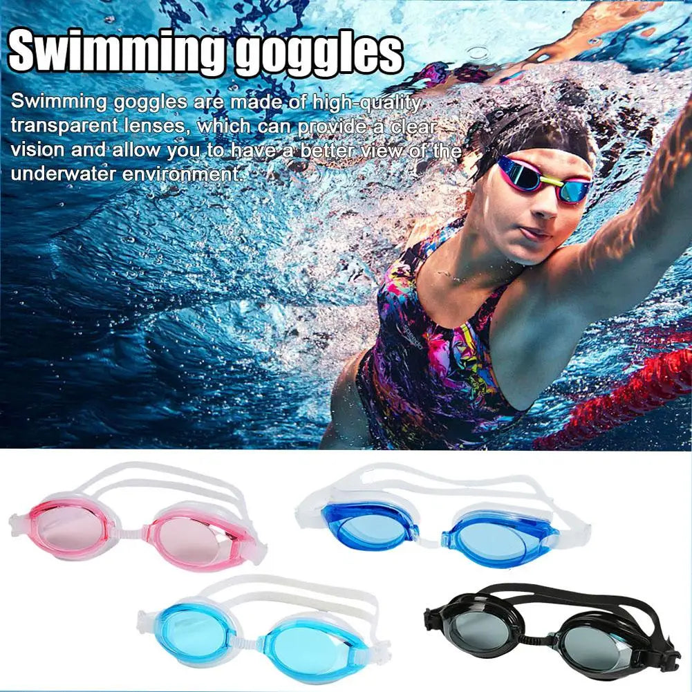 Silicone Waterproof Anti-fog Swimming Goggles for Adults & Kids Peaceful Pleasures Health and Wellness